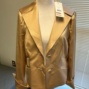 Elegant Gold Women's Blazer